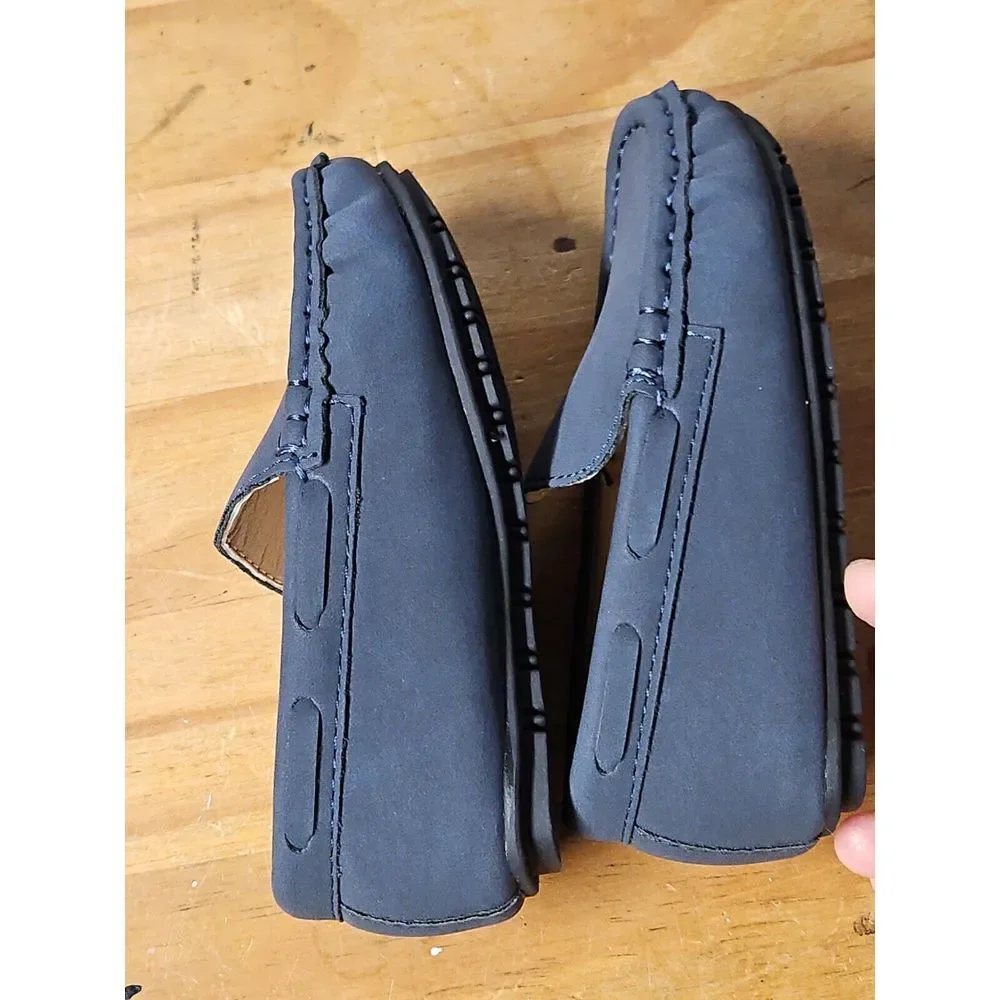 Touch Kids Unisex Toddler Leather Loafers Slip-On Flats Moccasin EU 23 US 7‎